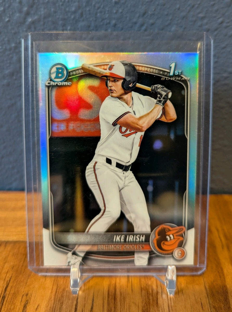 2025 Bowman Draft #BDC-16 Ike Irish Chrome Refractor