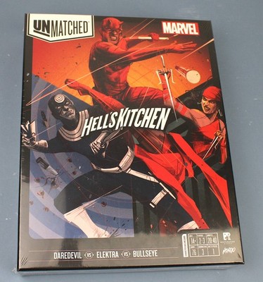 Unmatched: Hell's Kitchen - Daredevil Bullseye Elektra RARE Marvel Mondo Sealed