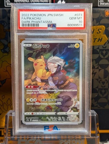 PSA 10 GEM MINT Pikachu 073/071 CHR Dark Phantasma Japanese Pokemon 2022
