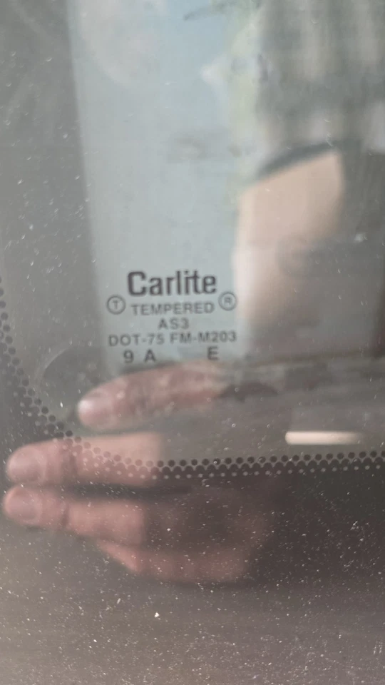 Fits 1998-2011 Ford Ranger 2Door Super Cab Driver Side (Left) Rear Quarter Glass - Image 2 of 4