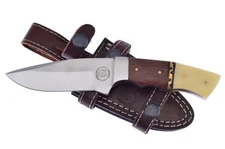 Chipaway Cutlery Fixed Blade Knife - Spirit With Wood & Bone Handle