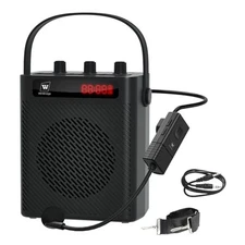 Voice Amplifier with Wireless Microphone & Speaker - Portable Bluetooth PA 