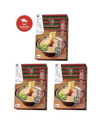 Ichiran Ramen 15 Servings Tonkotsu Flavor Authentic Japanese Thin Noodles FS
