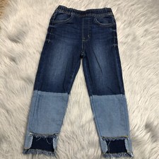 Stem Nordstrom Toddler Girls Pull On Frayed Hem Cut Out Jeans Sz 4