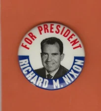 1960 Richard Nixon 1.75" / "Classic 60's" Presidential Campaign Button(Pin04)