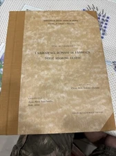 TESI DI LAUREA I Sarcofagi Romani Di Fabbrica  ANNO ACCADEMICO 1964-1965