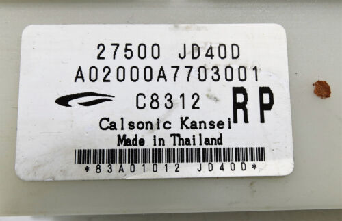 27500JD40D Nissan Qashqai J10 Genuine Electric Climate Heater AC Control Switch - Picture 8 of 9