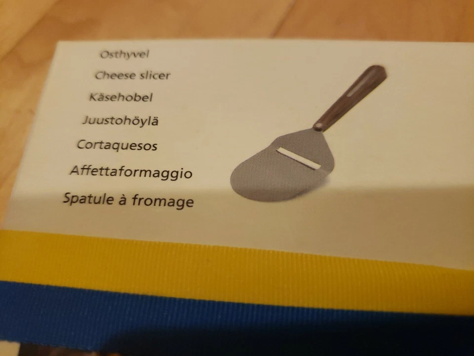 Cortadora de queso de acero inoxidable Sagaform regalo diseñada por Tiedeman - Envío rápido Foto 4 de 4