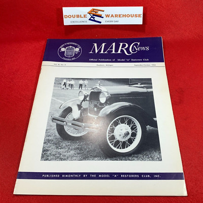 MARC News, Ford Model A Restorers Club Magazine, Sep-Oct 1964, Vol. XI ...
