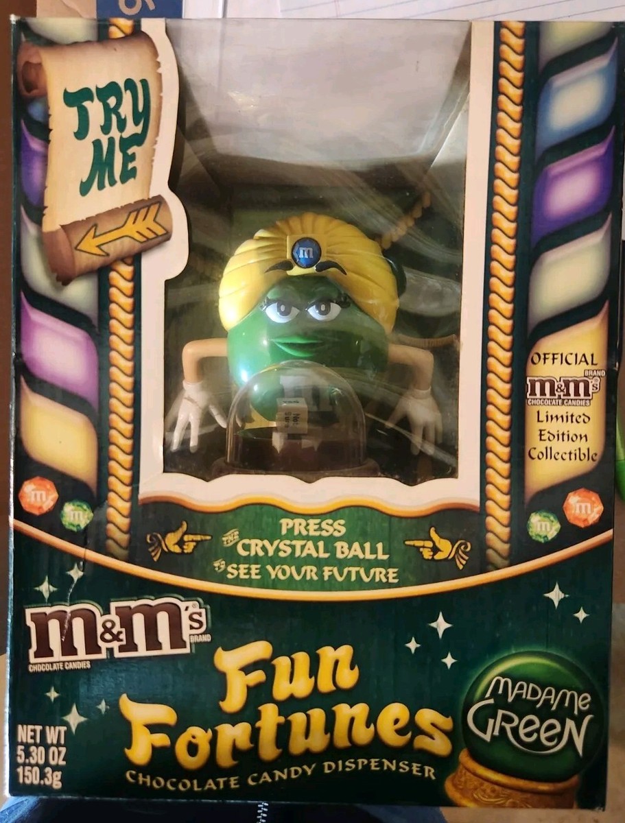 その他 M&M's Fun Fortunes Madame Green M&Ms Fun Fortunes Chocolate Candy Dispenser Madame Green In