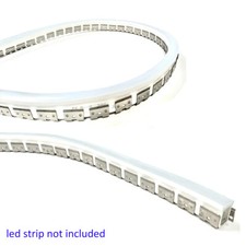 1M Flexible Bendable LED Channel Mounting Track for 6X12mm LED Strip Cuttable