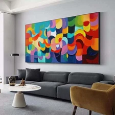 Abstract Hand Painted Oil Painting On Canvas For Living Room Home Decor X344