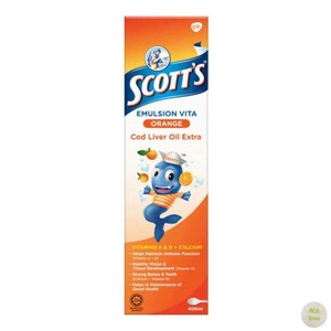 Scotts emulsion cot liv Oil oren 400ml (9556019002487)