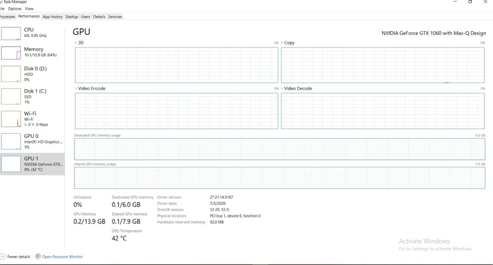 Dell Inspiron 7577 Intel I7-7700 2,80 GHz, 16 GB RAM 1 TB SSD, NVDA GTX 1060 Max-Q Foto 4 de 4