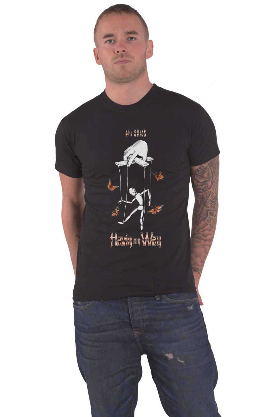 Lil Skies Butterfly Puppet Official Unisex Black T-Shirt New Design