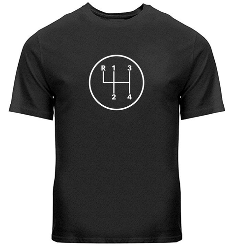 Manual Transmission Gears Shift Pattern 4 Speed Stick Shirts Mens Tee T-Shirt - Picture 20 of 34