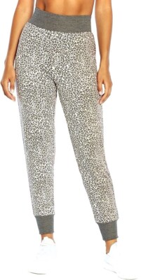 JESSICA SIMPSON || Tanya Jogger Sweatpants in Cheetah Ombre