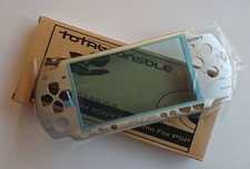 Totalconsole OEM Component faceplate for PSP 2000 / 2001 / 2002 Ice Silver