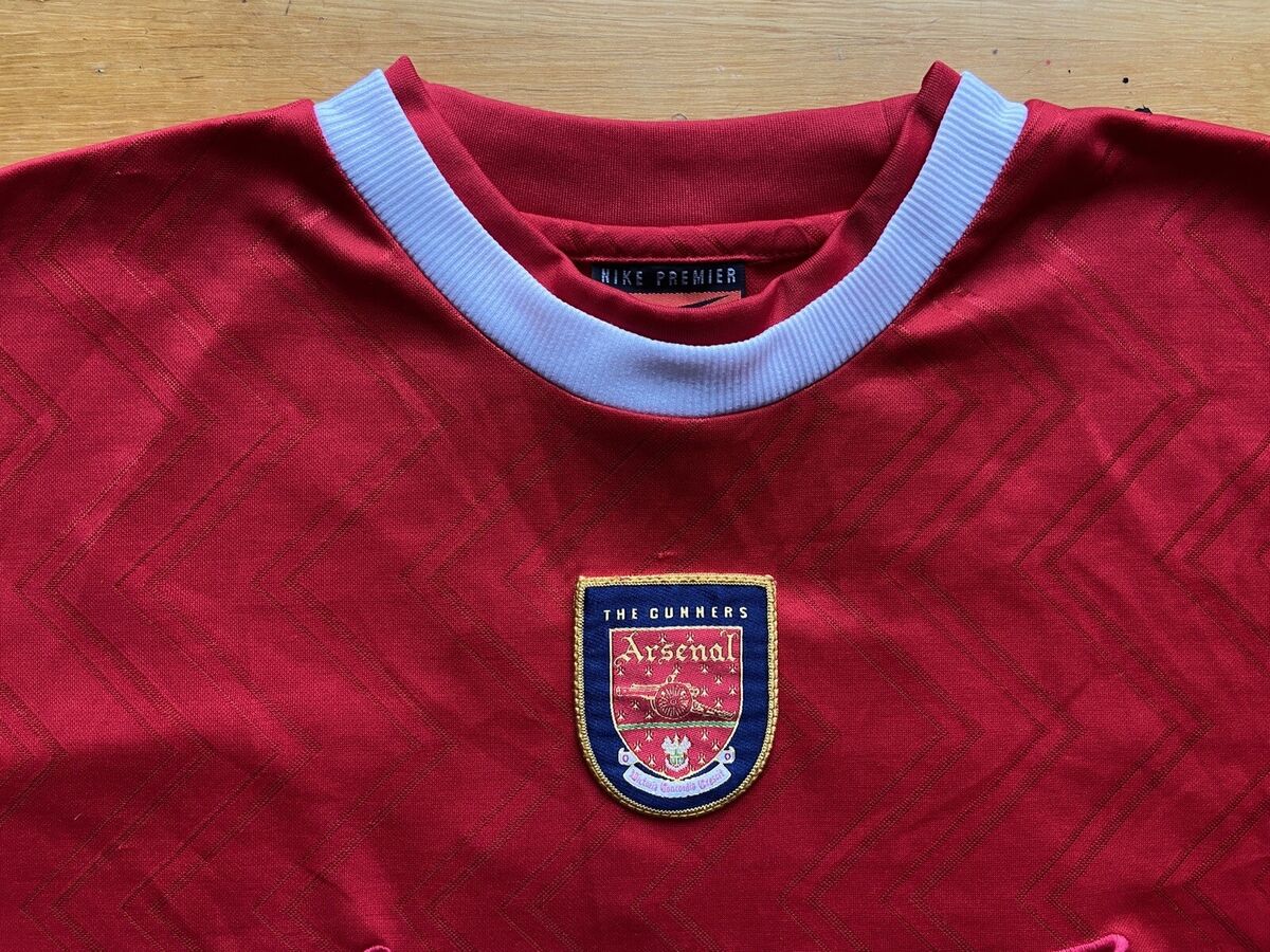 ARSENAL LONDON 1994 1996 TRAINING FOOTBALL SHIRT SOCCER ARSENAL LONDON 1994 1996 TRAINING FOOTBALL SHIRT SOCCER