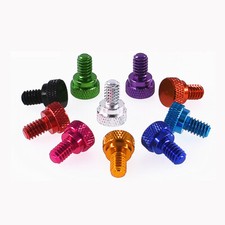 Set Screws DIY Aluminium Knurled Thumb Screw Flat Thumb Screws 1/4-20 3/8 10mm