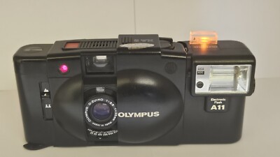Olympus XA2 Analoge Kamera incl A11 Blitz Fotoapparat 35mm