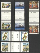 Aland J70 1998-2002 used 10v Plants Birds Art Christmas