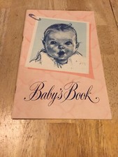 Vintage 1950 Gerber Products Co. Baby's Book Parents Manual