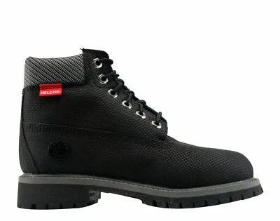 New Timberland Youth 6-Inch Waterproof Helcor Scuff-Proof Boots (A1A7Z) Black