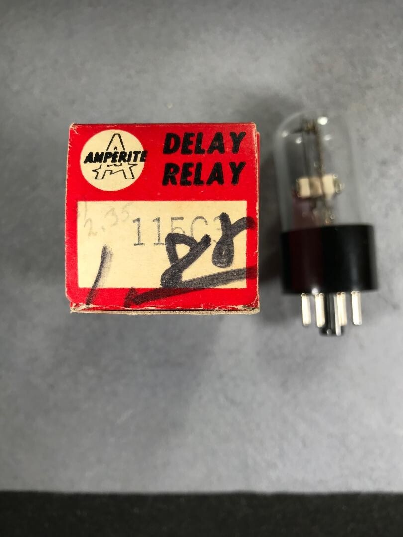 Vintage NOS Amperite 115c3 Delay Relay Vacuum Tube eBay