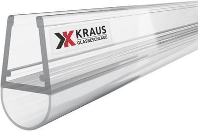 KRAUS Premium Duschdichtung DD-1 Duschtürdichtung für 6-8mm Glasstärke à 1000mm
