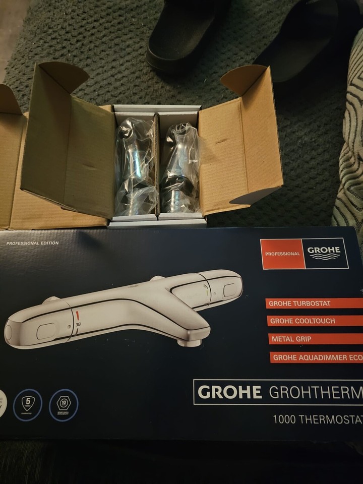 grohe thermostatic bath shower mixer eBay
