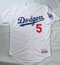 MAJESTIC MADE IN USA LA DODGERS  #5 SEAGER AUTHENTIC BASEBALL JERSEY SIZE 48