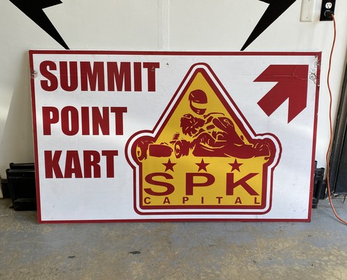 Summit Point Raceway Kart Racing Sign Go Kart Karting | eBay
