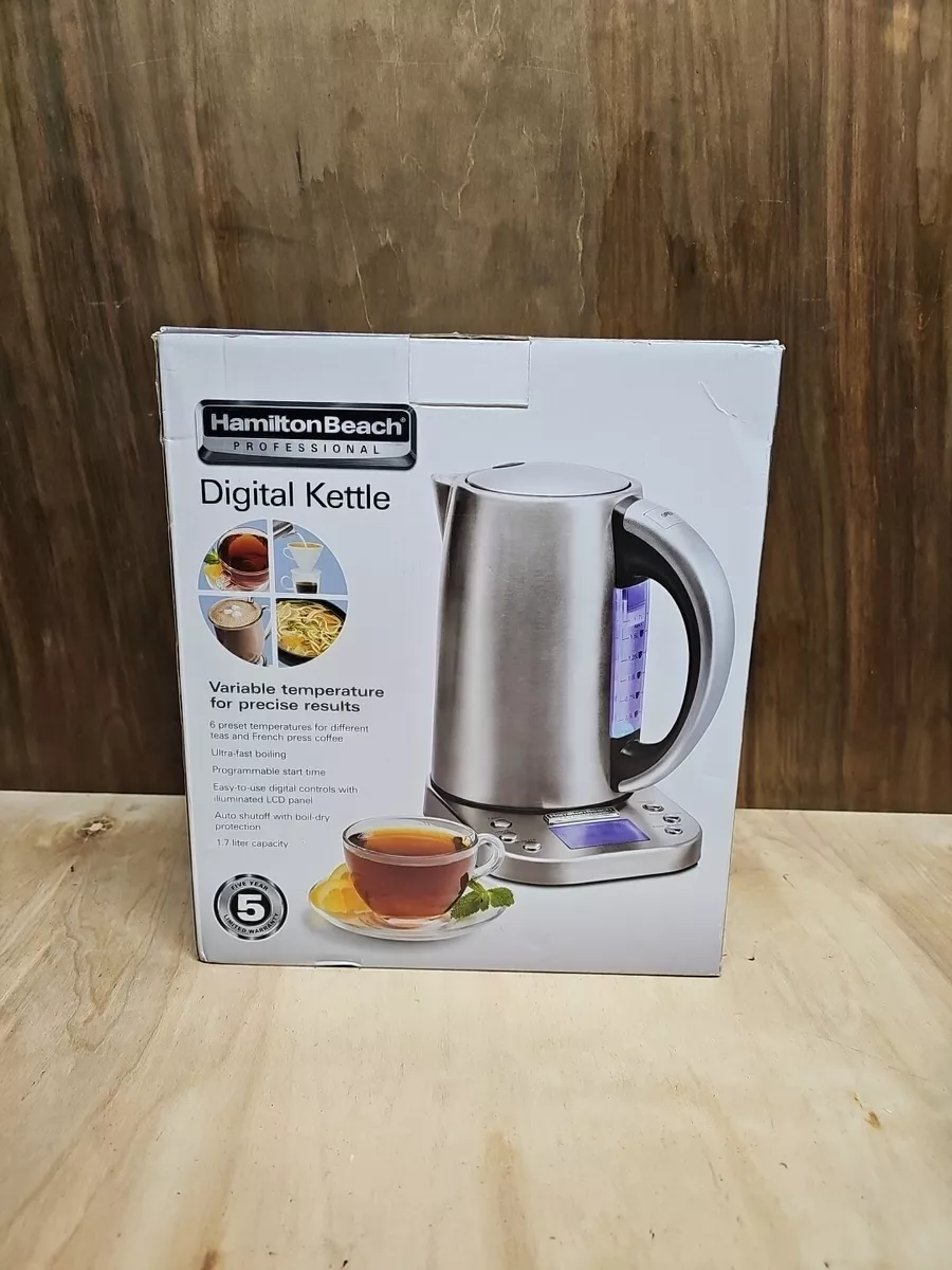 Hamilton beach electric kettle variable cheap temperature