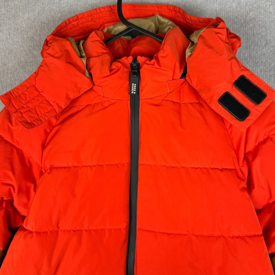 Scotch & Soda Jacket Kids Unisex Medium Water Repellent Colour Block Puffer NWOT - Image 3 of 4