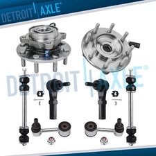 Front Wheel Bearing and Hub Sway Bar for 2007 - 2010 Silverado Sierra 3500 HD