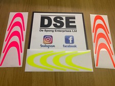 Team Dynamics Pro Race 1.2 17 Florescent 3m Valve Marking Stickers Race Sticker