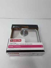 Delta Trinsic Wall Mounted Towel Ring Chrome 759460