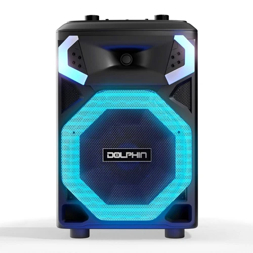Dolphin BoxParty 3112 - 12 英寸蓝牙派对扬声器,X-BASS,WaveSync,LED 灯 - 第 4 张/共 7 张