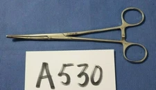 Codman 32-4131 Rochester Kocher Forceps 8" Curved Jaws 1x2 teeth
