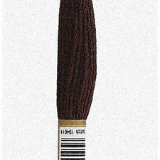 Fudge Dark Anchor Six Strand Embroidery Floss - 12 Box Set