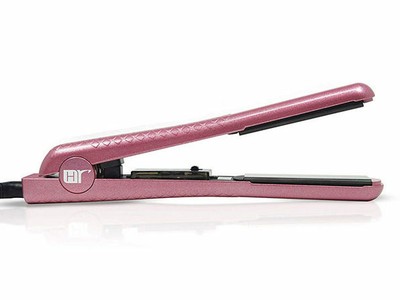 NWB Hair Rage Glam Iron Collection 1.25'' Flat Iron Ceramic Pink With Gift Box