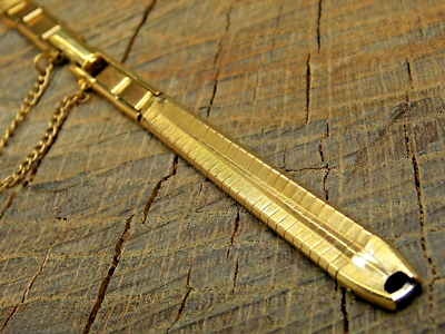 JB Champion USA Vintage Watch Band Gold Filled C-Ring Butterfly