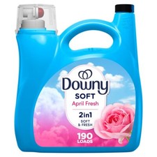 Fabric Softener Liquid April Fresh Scent 140 fl oz 190 Loads HE Compatible Fa... 0.16 per gallon
