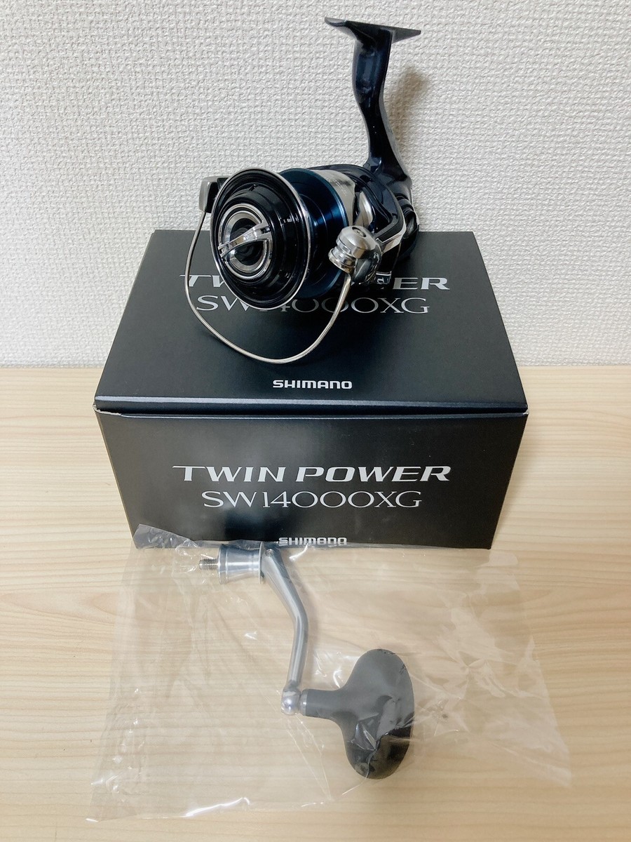 リール SHIMANO TWIN POWER 21 SW 14000xg Spinning Reel 21 TWIN POWER SW 14000XG 6.2:1 Fishing Reel IN