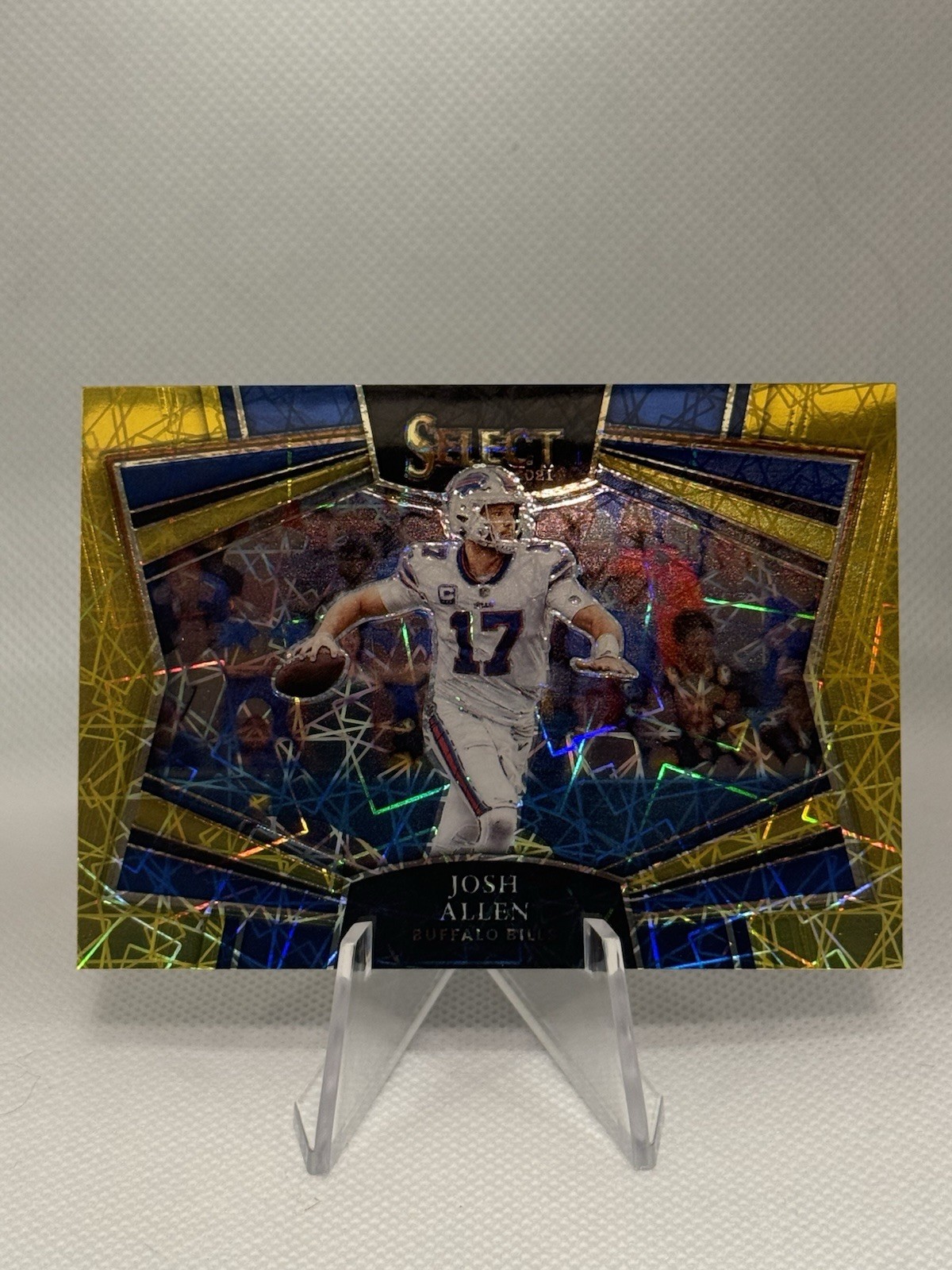 2021 Panini Select - Josh Allen Snapshots Gold Prizm /10 #SS-11