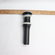 Bathroom Sink Pop-Up Drain w/ Overflow Matte Black A-9P-01-B-LT