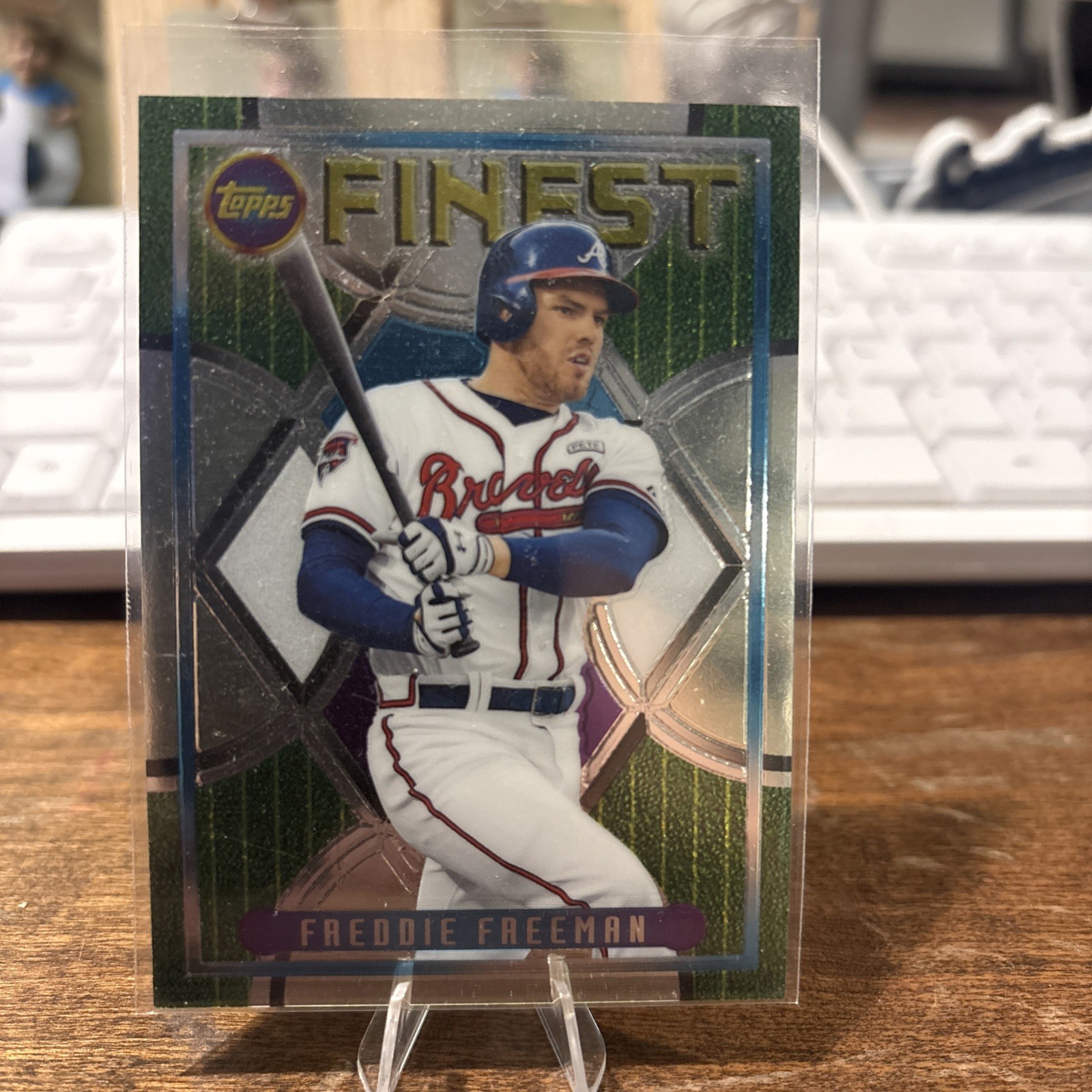 2015 Topps Finest - 1995 Finest Design Freddie Freeman #94F-08
