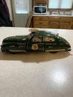 WORKING 1949 Marx Dick Tracy Tin Toy Siren & Light Car.  (Excellent Condition!)