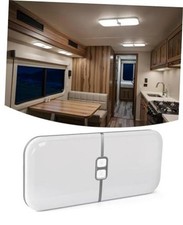 12V LED Light, RV Ceiling Dome Light 204 LEDs Camper Lights Dimmable Warm